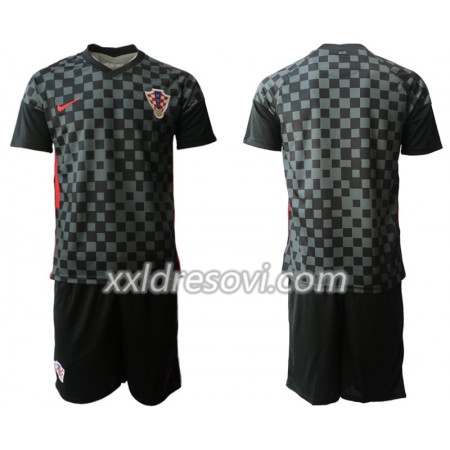 Hrvatska Drugi Dječji Komplet Dresovi za Nogomet Euro 2020 (+ kratke hlače)